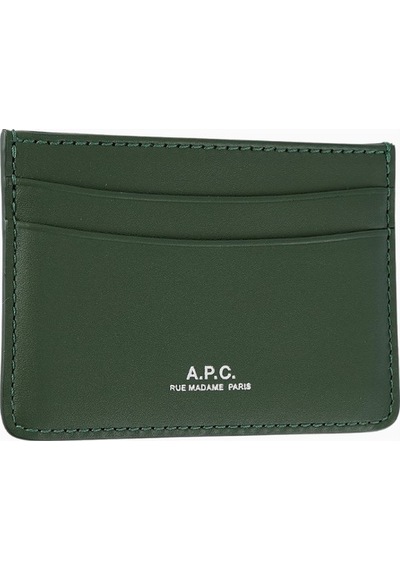 A.p.c André Unisex Deri Kartlık Zümrüt Yeşil 7 Zümrüt Yeşili