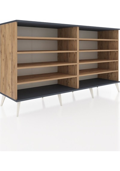 Hyperion Konsol 8 Raflı 176x44x99 Çam-antrasit/çam Çam-antrasit/çam Hyperion Konsol 8 Raflı 176x44x99 Çam-antrasit/çam Çam-antrasit/çam