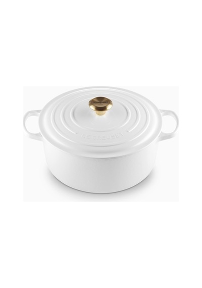Le Creuset Yuvarlak Ikonik Lüks Döküm Tencere 28 Cm Beyaz