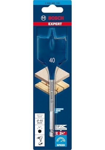 1x Expert Self Cut Speed Yaprak Delme Uçları Yumuşak Ahşap, Sunta, Ø 40,00 Mm, Aksesuar Döner Matkap/vidalamalar, Darbeli Matkap/vidalama