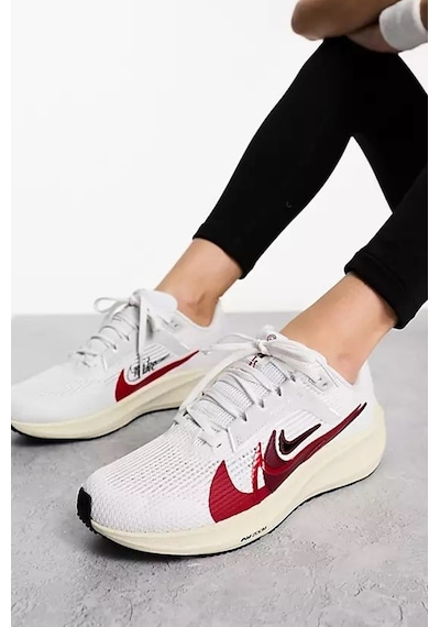 Nike Air Zoom Pegasus 40 Prm Any Running Shoes Kadın Koşu Ayakkabısı Beyaz Kırmızı
