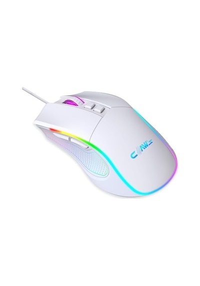 Crossfire V1 12800 Dpi Makro Yazılımlı Chromatic Rgb Gaming Mouse - Beyaz Açık Beyaz