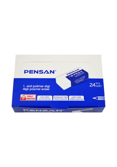 Pensan Beyaz Silgi 24 Adet Ps 24