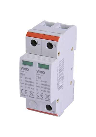Viko Vsp-2/20/d Modüler Parafadur 20ka 2kutup D Tip