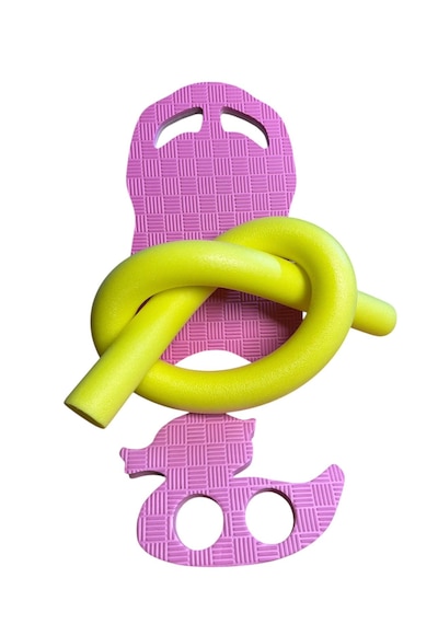 Yüzme Tahtas 3 Lü Set Tahta Açık Pembe Koyu Pembe Makarna Sarı Çok Renkli