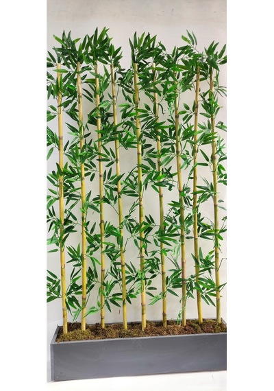 Rüzgar Yapay Çiçekçilik 170 Cm Bambu Seperatör Yeşil
