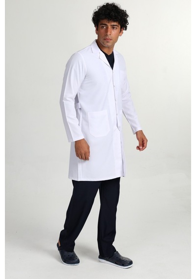 Önlük Uzun Gömlek Yaka Doktor Hemşire Öğretmen Önlüğü