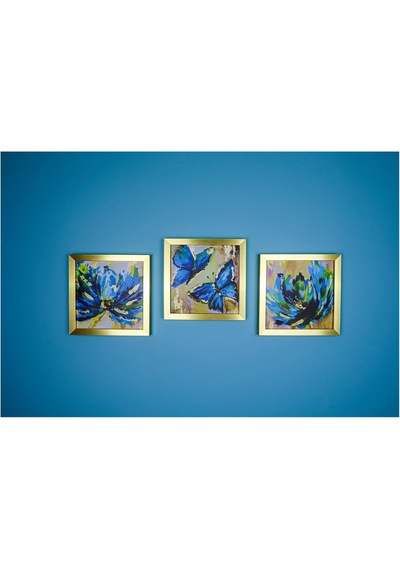 Tr 20x20 Fotoğraf Çerçevesi Dekoratif Çerçeveler Konsept Çerçeveler 3'lü Set Özc-145