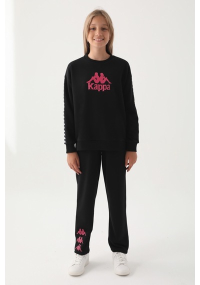 Kappa Kız Çocuk Siyah Sweatshirt 5274-41917 Siyah