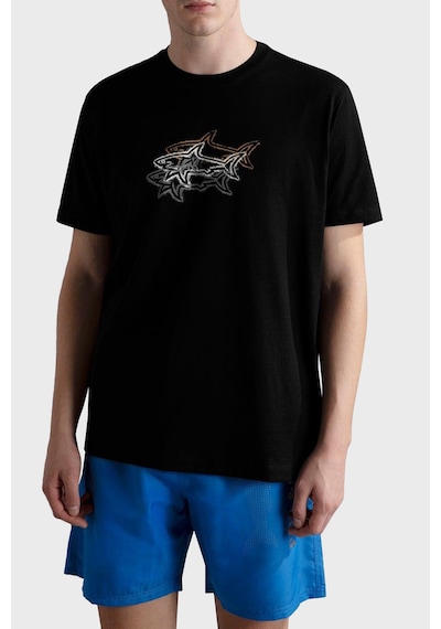 Paul & Shark Erkek T Shirt 24411041 011 Siyah SIYAH Siyah