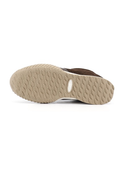 Diğer Kadın Kahve Süet Lastik Bağcıklı Hakiki Deri Sneaker Ddza83742148 Kahve Rengi