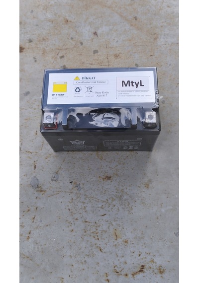 Sym Mio 50 Uyumlu Kaliteli Hazır Şarjlı Akü 12 V 7 Ah