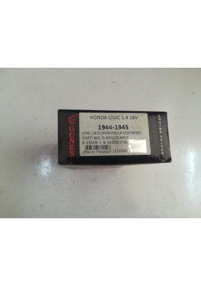 SUPAP TAKIM CIVIC 96-06 1.4 1.6 16V D14A4 D16Y D16V1(IN-8 ÖLÇÜ:30