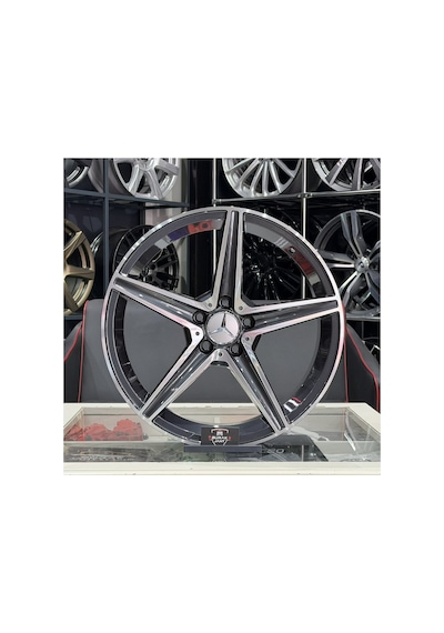 19 İnç 5x112 Titan Diamond Ön Arka Mercedes C180 C200 Amg Jant Modeli 4adet