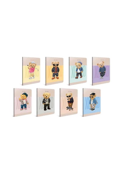 Gıpta A5 60 Yaprak Xoxo Dikişli Karton Kapak Defter Kareli 6273000 Standart