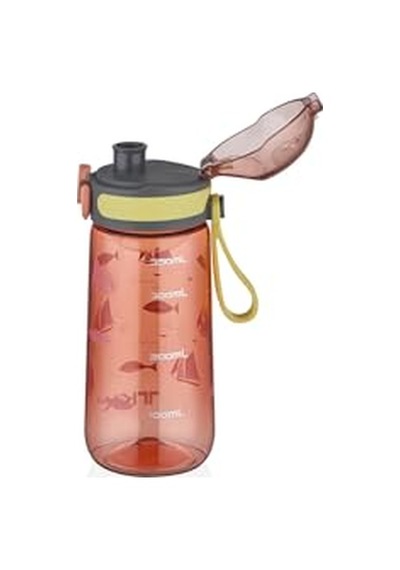 Tkk 400ml Pipetsiz Taşıma Askılı Süzgeçli Çocuk Su Matarası Turuncu Genel