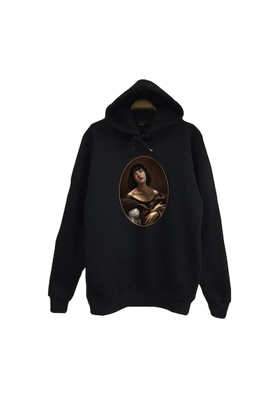 Stoned Pulp Fiction Kapüşonlu Sweatshirt Siyah
