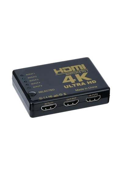 Gplus Ifswt-501 5 Port Kumandalı 4K 2160P 3D Uyumlu Hdmi Switch