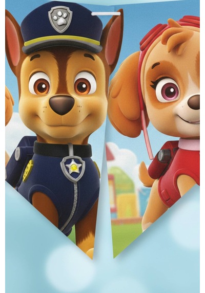 Paw Patrol Üçgen Flama Bayrak Seti 11 Li Doğum Günü Parti Süsleme 3,2 M