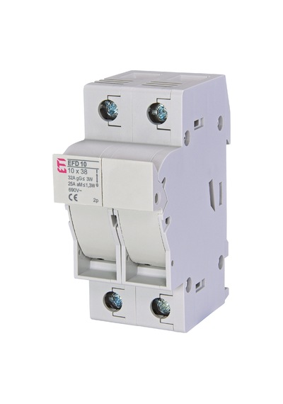 Eti Efd10-2p ,2-faz 10x38mm 25a Kartuş Sigorta Yuva