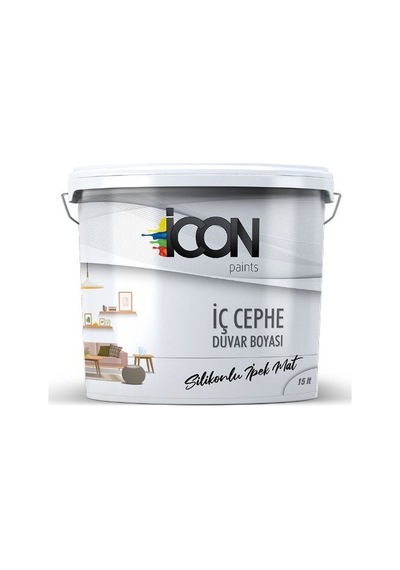 Icon Silikonlu Ipek Mat Iç Cephe Boyası 15 Lt.