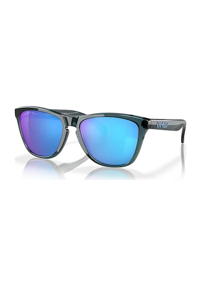 Oakley Oak 9013 9013f6 55 Frogskins Erkek Polarize Aynalı Kare Kristal Siyah Güneş Gözlüğü