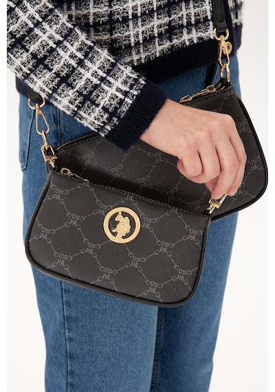 U.S. Polo Assn. Kadın Siyah Çapraz Çanta 50300294-VR046
