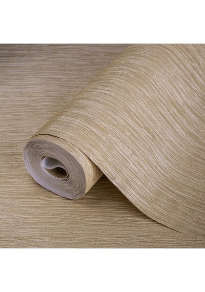 Textured Plain Wallpaper Duvar Kağıdı, Kahverengi, Koyu, Altın - Ephes 6801-6, 10,60 M²