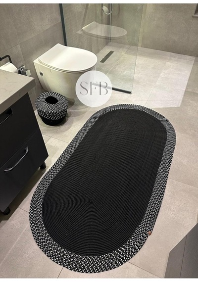 Home Turko Jüt, Sepetli Banyo, Mutfak, Balkon Paspas Takımı, Mutfak Halısı, Banyo Paspası, Yıkanabilir Paspas 60 Diğer
