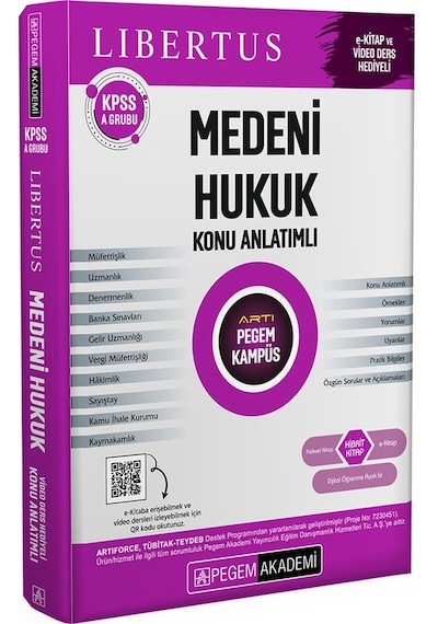 Pegem Yayınları Kpss A Grubu Medeni Hukuk Konu Anlatımlı