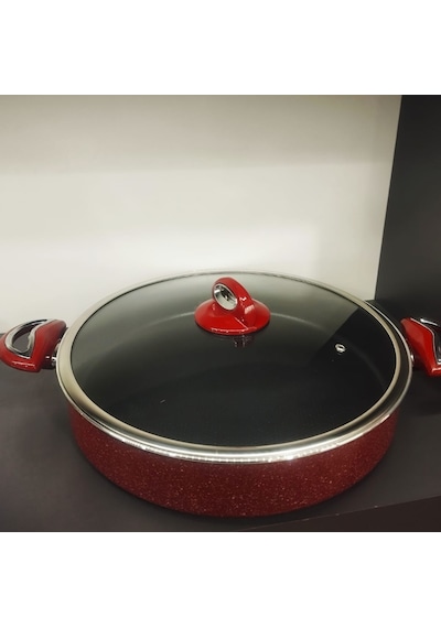 Taç Titan Granit 32 Cm Karnıyarık,pilav,dolma Basık Tencere