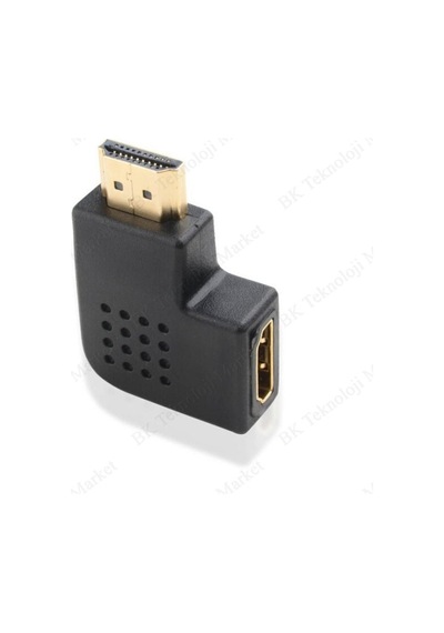 90 Derece Açılı Hdmı Erkek - Dişi Çevirici Adaptör