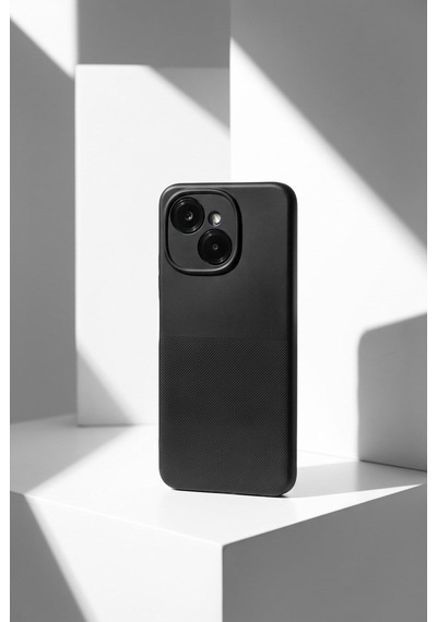 Tecno Spark 40c / Pop 10 Pro Uyumlu Kamera Korumalı Silikon Telefon Kılıfı Darbe Emici İçi Kadife Tırtıklı Kaymaz Yüzeyli Yumuşak Kılıf-54284 Siyah
