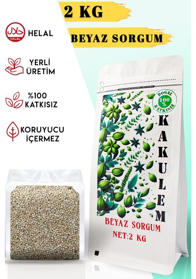 Kakulem Sertifikalı Beyaz Sorgum Dal Darı 2 Kg