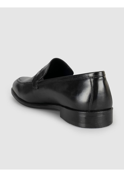 Cabani Premium Leather Black Men's Classic Shoes siyah