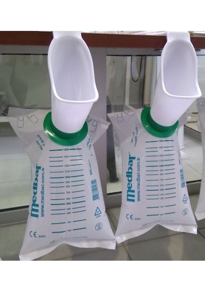Medbar Valfli Idrar Torbası Tek Kullanımlık Ördek 1500 Ml