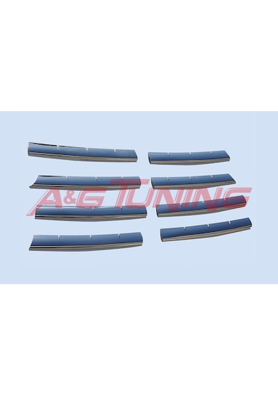 Vw T5 Transporter Krom Ön Panjur 2003-2010 8Prç Paslanmaz Çelik N11.5653