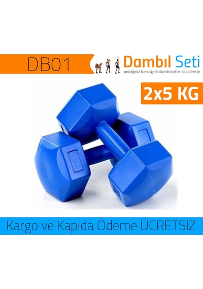 5 KG Dambıl Seti 2x5 KG :10 KG