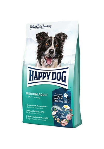 Happy Dog Fit & Well Medium Orta Irk Yetişkin Köpek Maması 12 KG