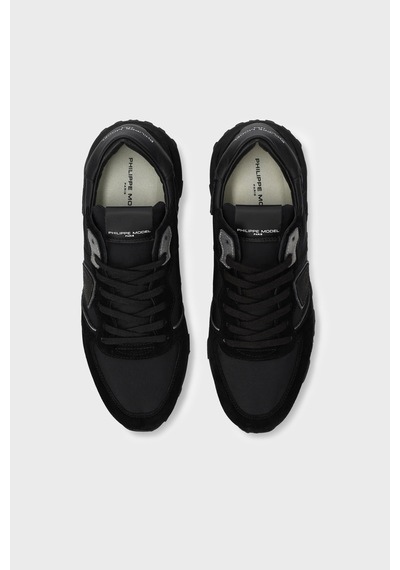 Philippe Model Süet Detaylı Sneaker Ayakkabı Erkek Ayakkabı Tklun001 Siyah