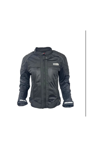 Forte Gt Dark Night Cordura Bayan Yazlık Motosiklet Montu Siyah