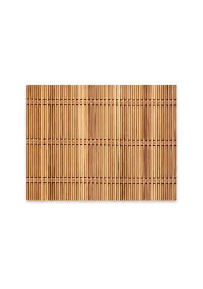 Lexroo Bambu Amerikan Servis, Doğal Bambu Malzeme, 17.7 X 11.8 İnç 45 X 30 Cm , 3 Adet Model 12 Çok Renkli