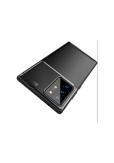 Rba Aksesuar Galaxy Uyumlu Note 20 Ultra Kılıf Rba Negro Silikon Kapak - Siyah Siyah