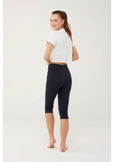 U.S. Polo Assn. Kadın Lacivert Kısa Tayt 16608 Lacivert