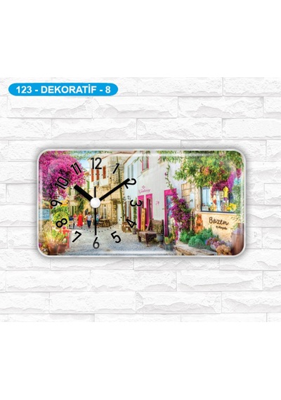 Dekoratif Magnetli Mıknatıslı Buzdolabı Mutfak Duvar Saati (295540364)