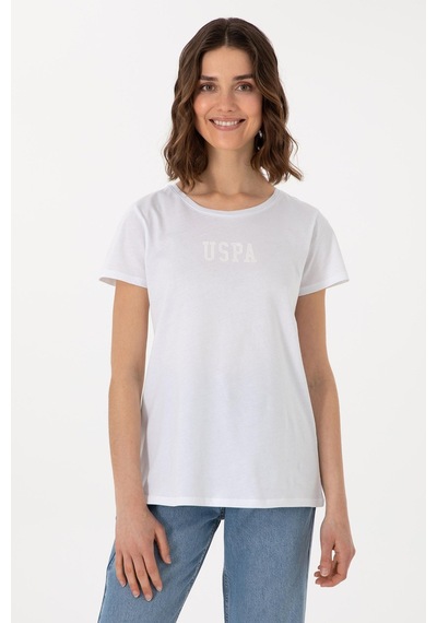 U.S. Polo Assn. Us. Polo Assn. Kadın Tişört 50297454-vr013 Beyaz