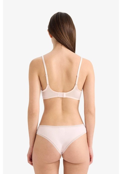 Defacto Dantel Detaylı 3lü Brazilian Külot-fall İn Love F2190ax25augr93 Gri