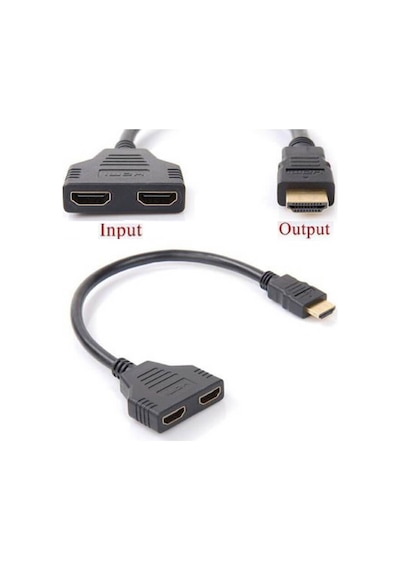 2 Port  Kablolu Hdmi Çoklayıcı Switch - 2 Giriş 1 Çıkış Çoğaltıcı