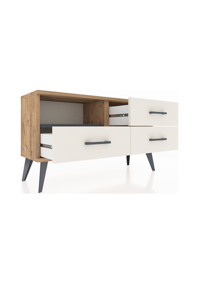 Arges Şifonyer Tek Raflı 3 Çekmeceli 88x30x48 Çam-antrasit/aytaşı Antrasit/aytaşı Arges Şifonyer Tek Raflı 3 Çekmeceli 88x30x48 Çam-antrasit/aytaşı Antrasit/aytaşı