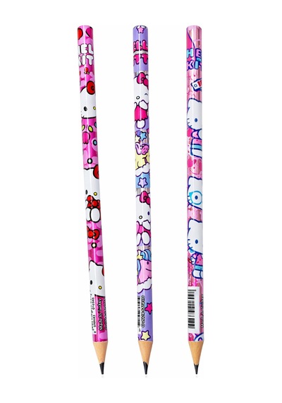 Hello Kitty Kurşun Kalem 3'lü Pembe